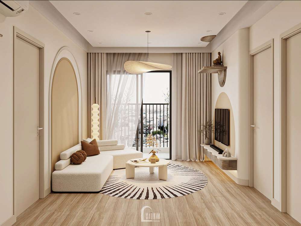 Thiết Kế Căn Hộ Chung Cư Phong Cách Wabi Sabi Dự Án Moonlight 1